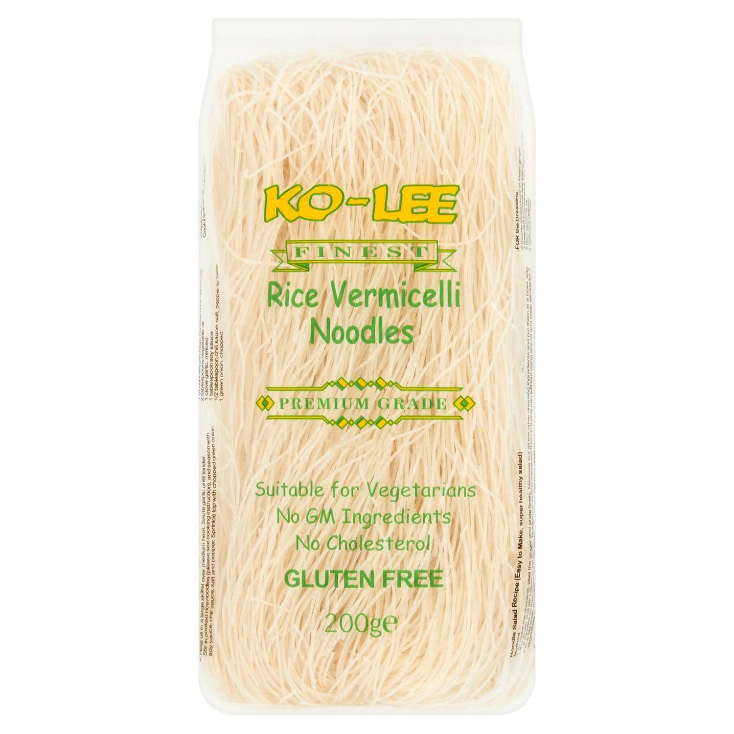 Ko-lee Rice Vermicelli Noodles in packaging, UK version