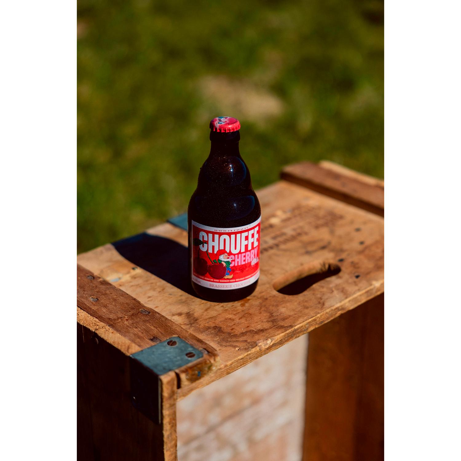Chouffe Cherry flavoured beer bottle 330ml - British product