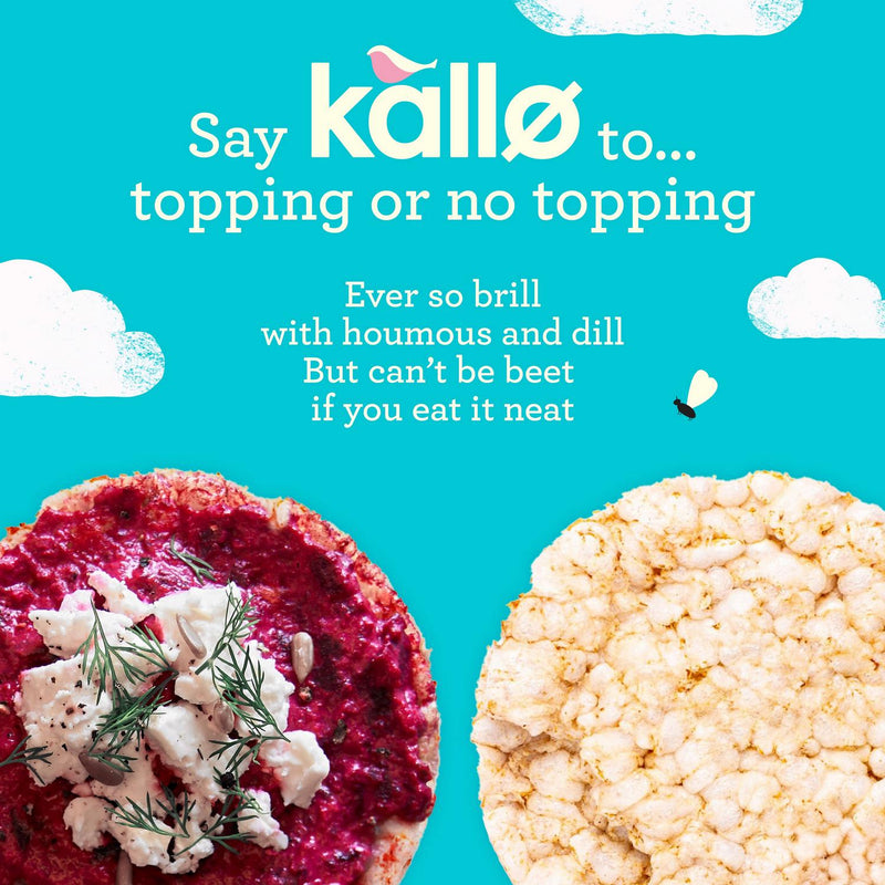 Kallo Veggie Cakes Beetroot Balsamic Seasoning 122g, UK version