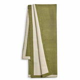 Habitat Green Blanket Stitch Throw 125x150cm, UK version