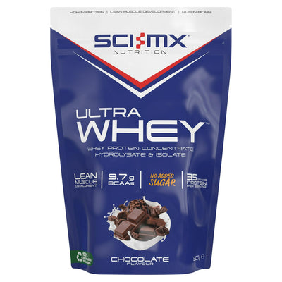 Sainsburys Sci-MX Nutrition Ultra Whey Sjokolade Proteinpulver 800g - Kjøp online hos McGrocer