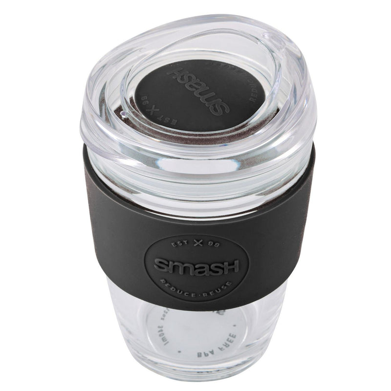 Smash Glass Barista Buddy Black Coffee Cup (British brand)