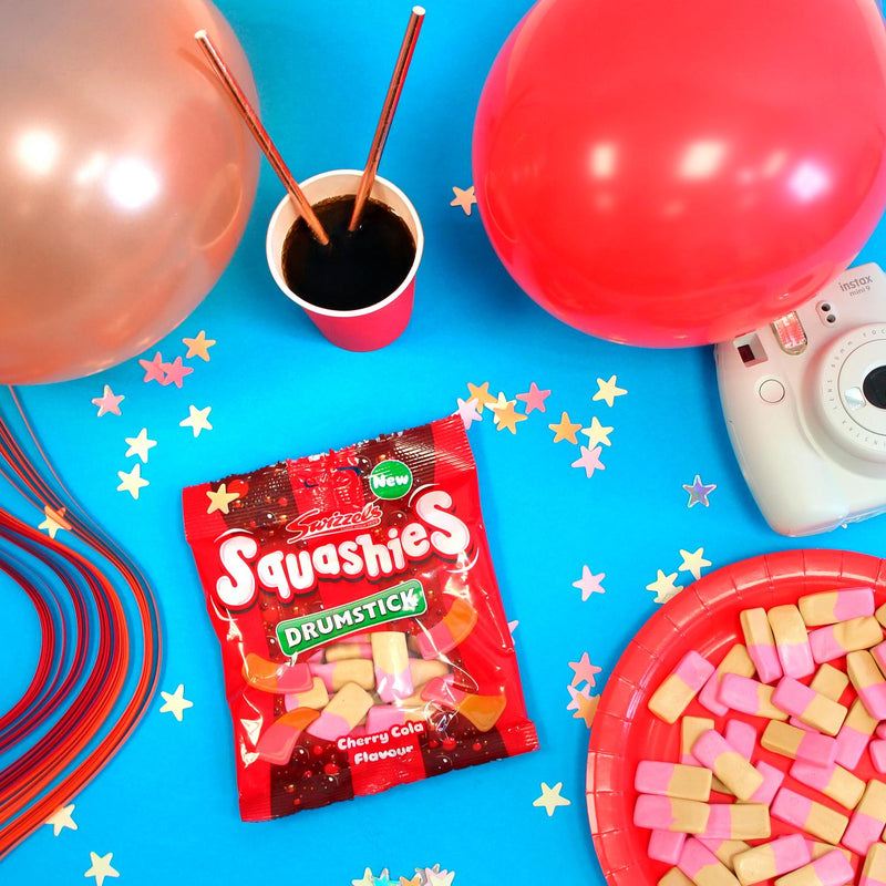 Swizzels Squashies Cherry Cola gummies 140g (British brand)