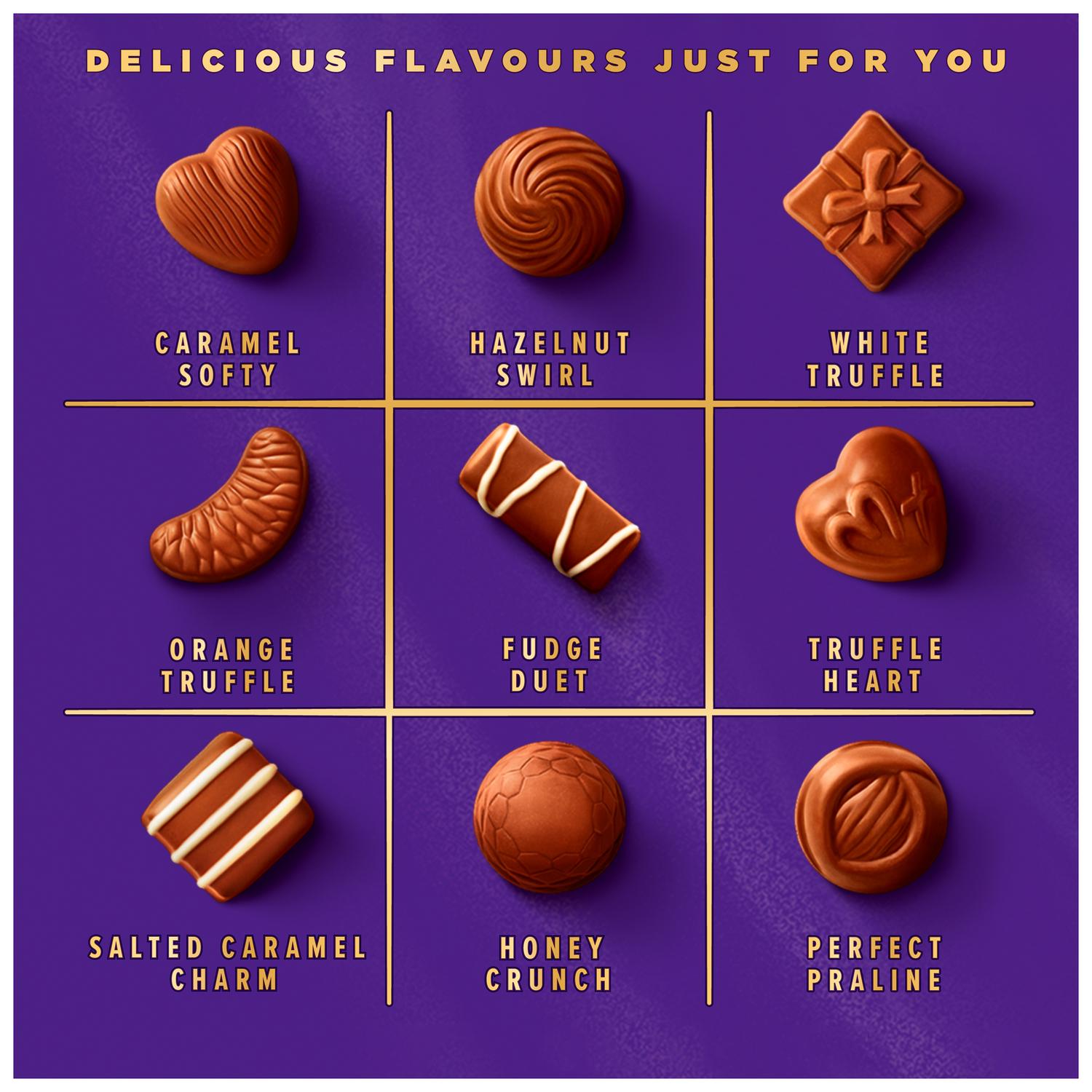 Cadbury Milk Tray assorted chocolate box 445g - British product