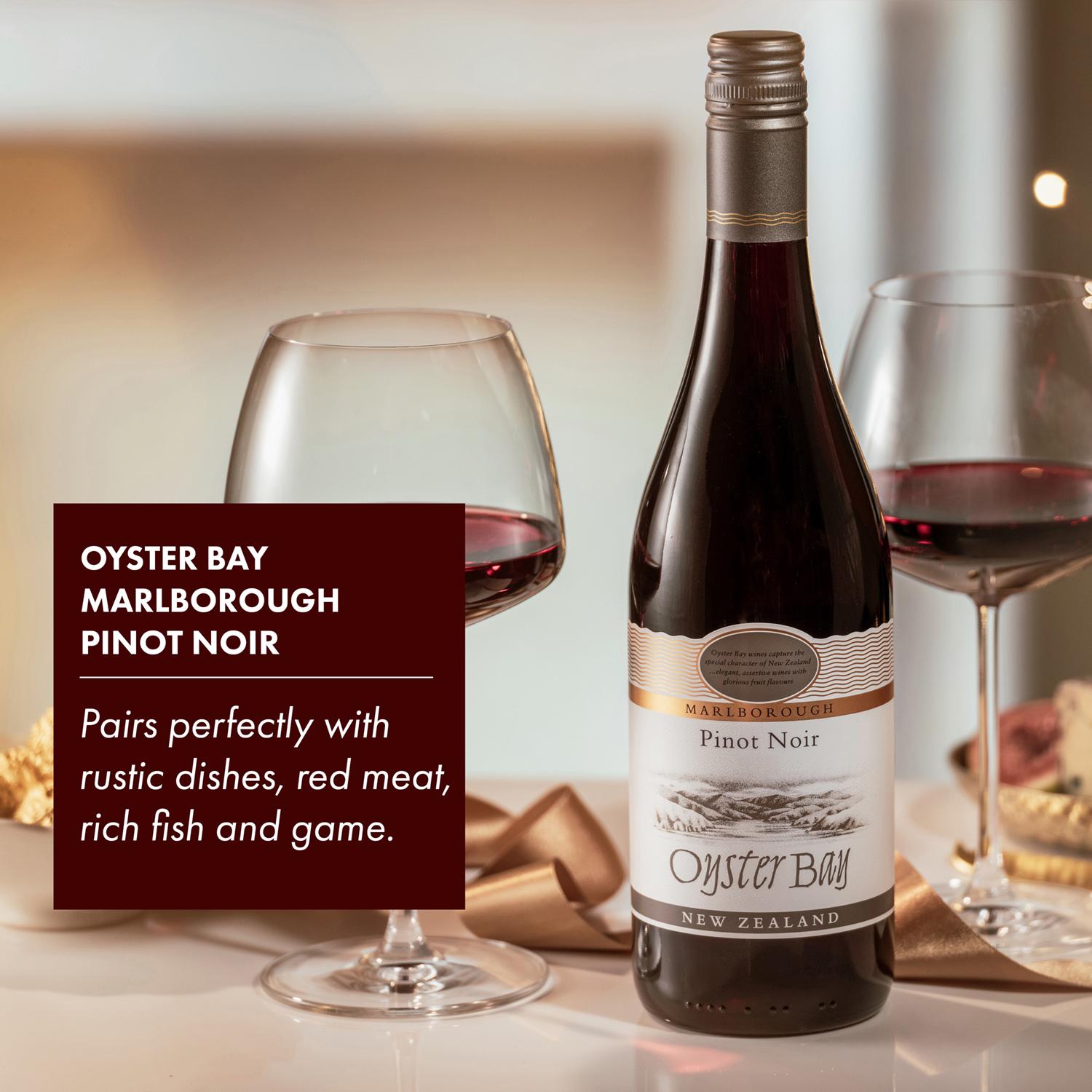 Oyster Bay Pinot Noir red wine 75cl, UK version