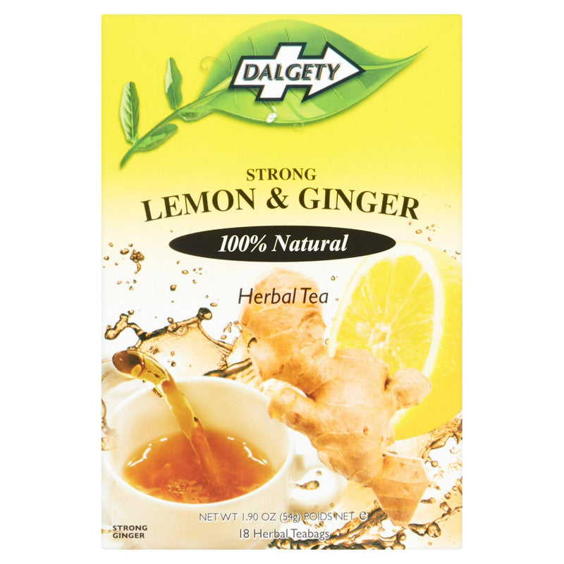 Dalgety Strong Lemon and Ginger Herbal Tea 18 Pack - British product