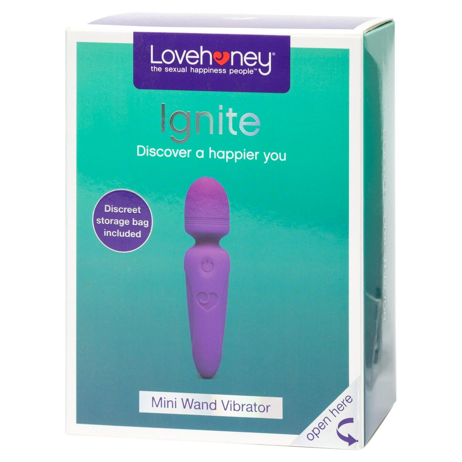 Lovehoney Ignite Mini Wand Vibrator product, UK version