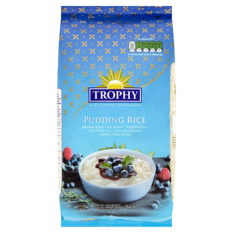 Trophy pudding rice 2kg (British brand)