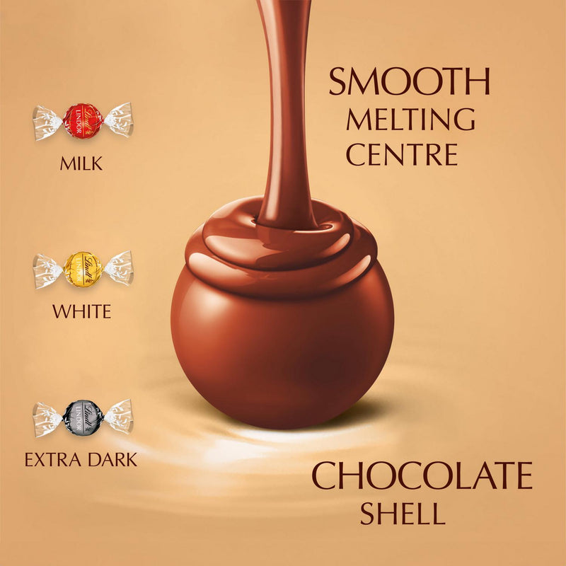Lindt Lindor assorted chocolate truffles 137g, UK version
