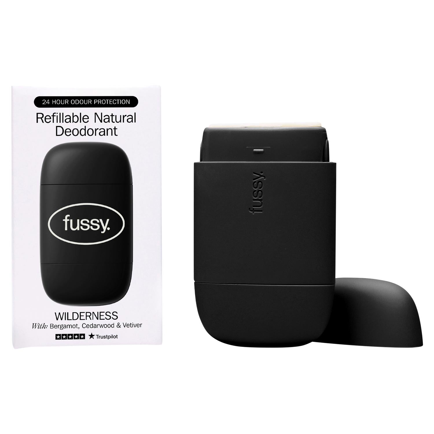 Fussy Wilderness Refillable Natural Deodorant 40g - British product