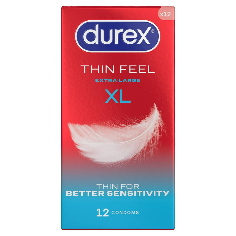 Durex Thin Feel XL condoms 12 pack - British product