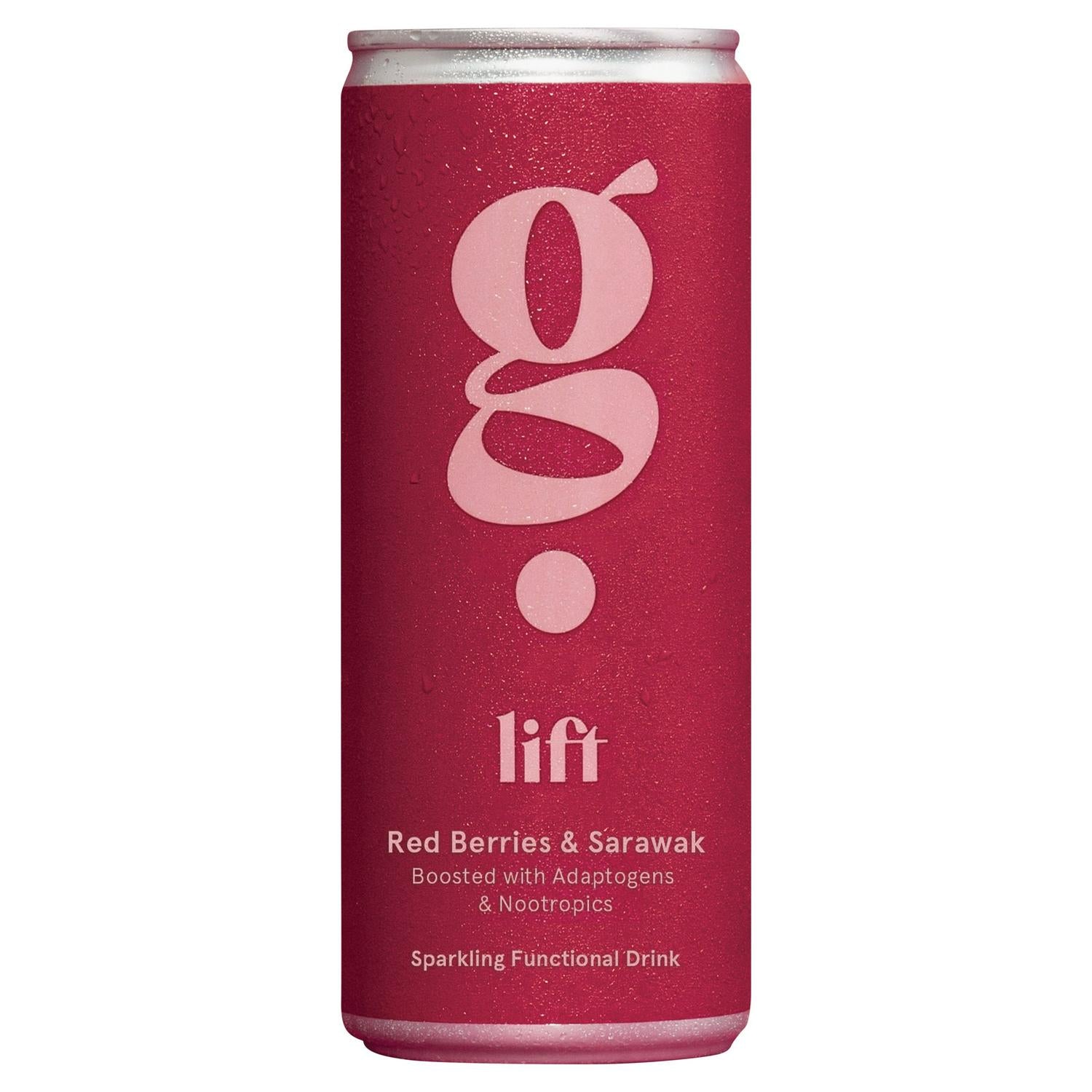 G Spot Red Berries and Sarawak Functional Drink 250ml, UK version
