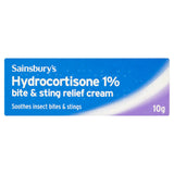 Sainsbury's hydrocortisone 1% bites and stings relief cream 10g (British brand)