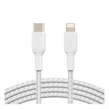 Belkin Braided USB-C to Lightning Cable White 1M - British product