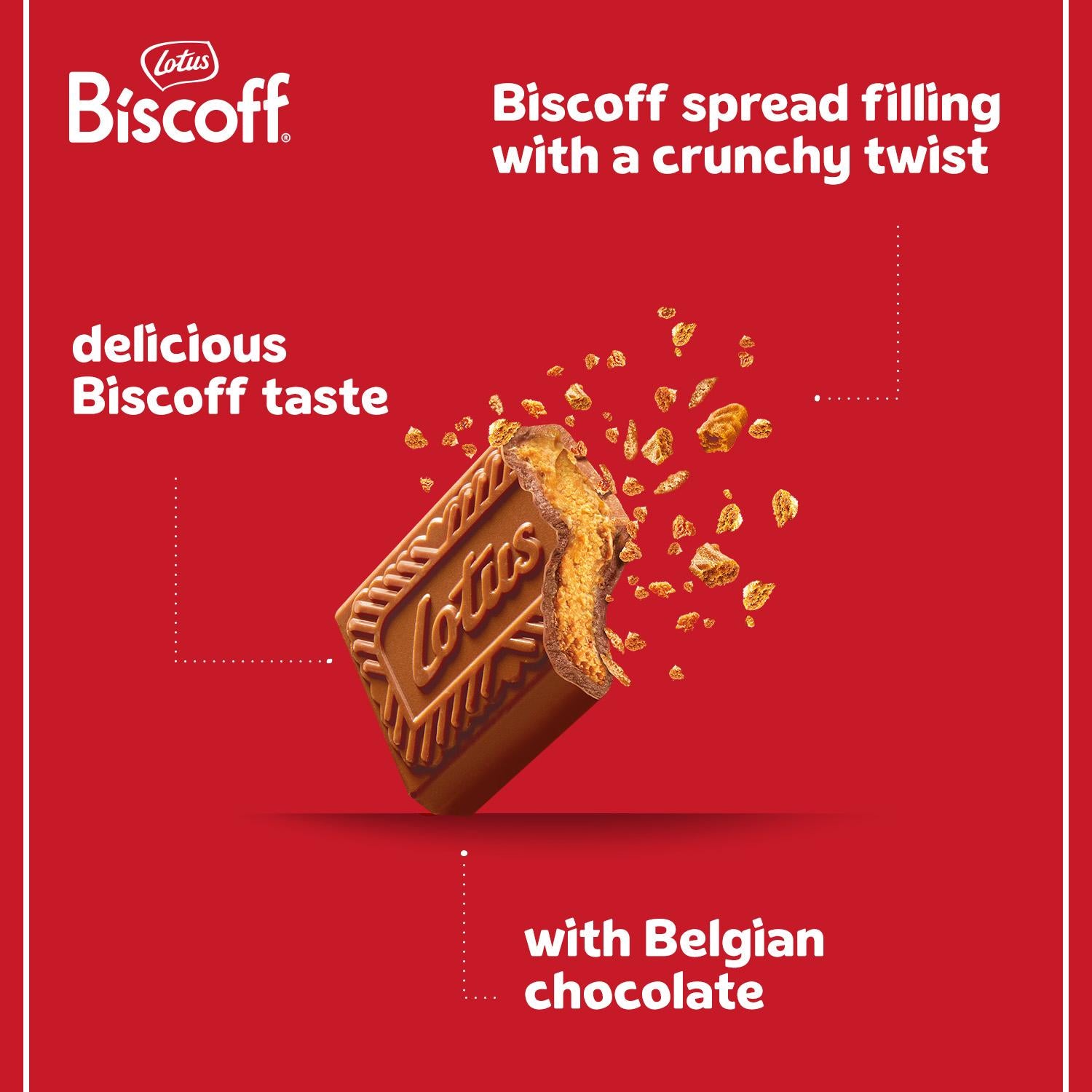 Lotus Biscoff milk chocolate bar with cream 180g, UK version