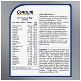 Centrum Advance 50+ multivitamin tablets 30 count - British product