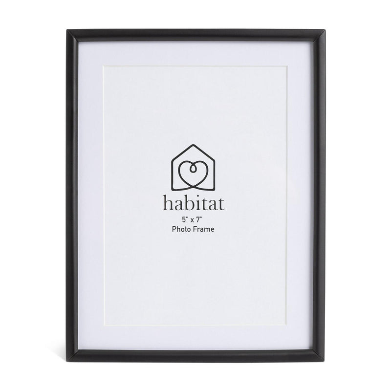 Habitat Skinny Metal Frame Black 5x7 inch, UK version