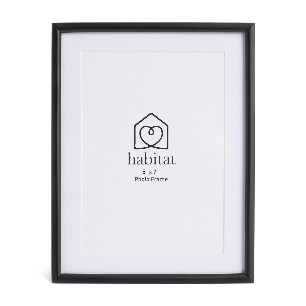 Habitat Skinny Metal Frame Black 5x7 inch, UK version
