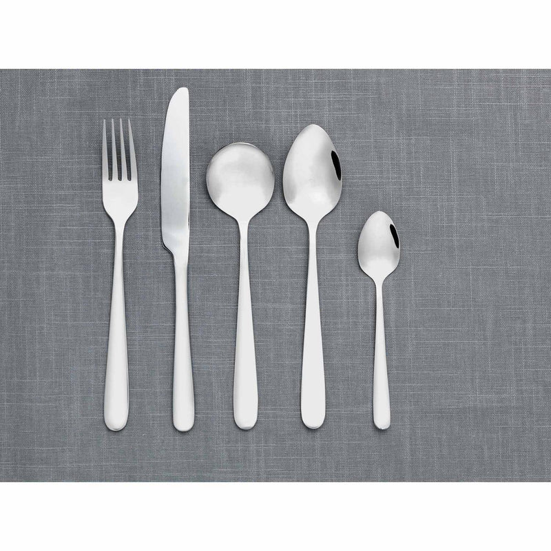 Habitat Curve Stainless Steel Cutlery Set 30 piece, UK version