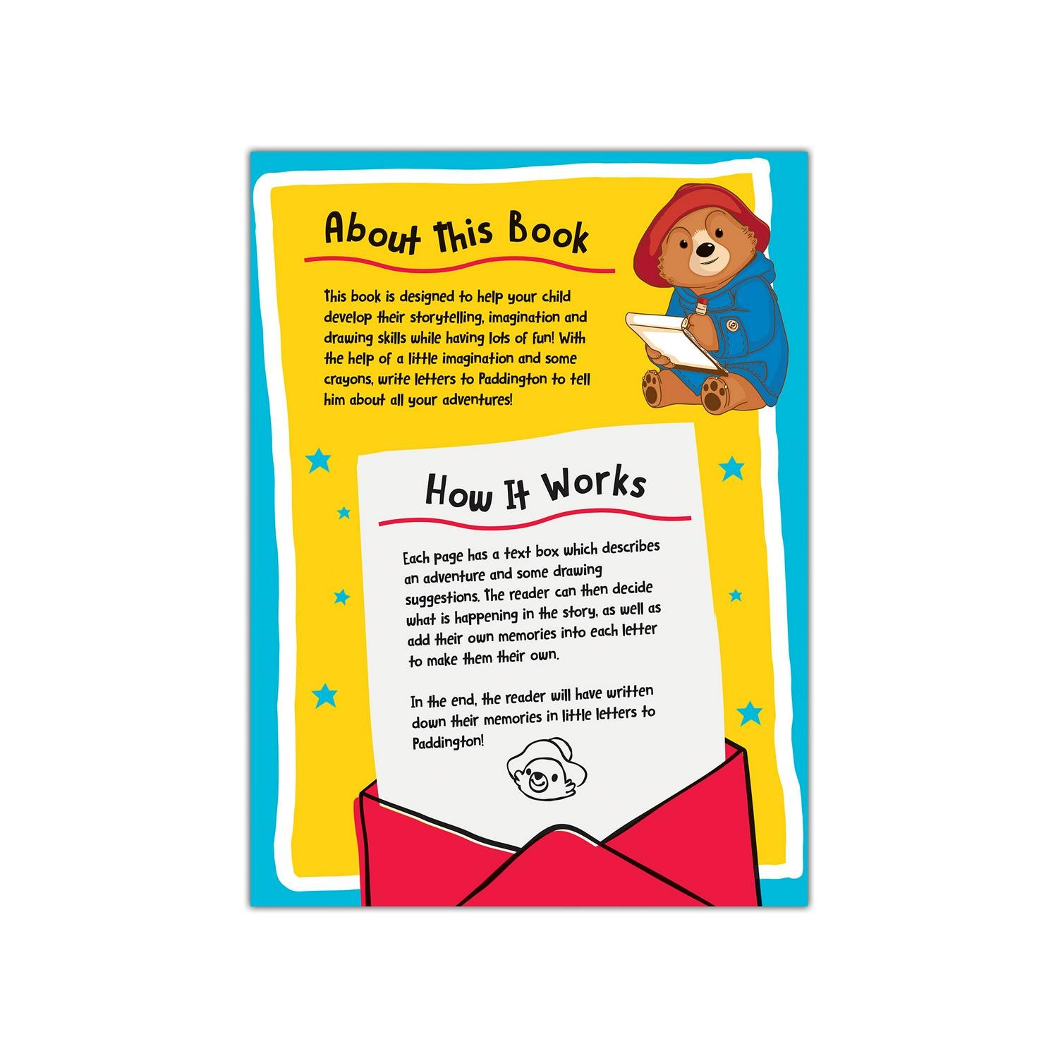 Crayola Paddington Bear activity book with crayons 285x220mm - British product