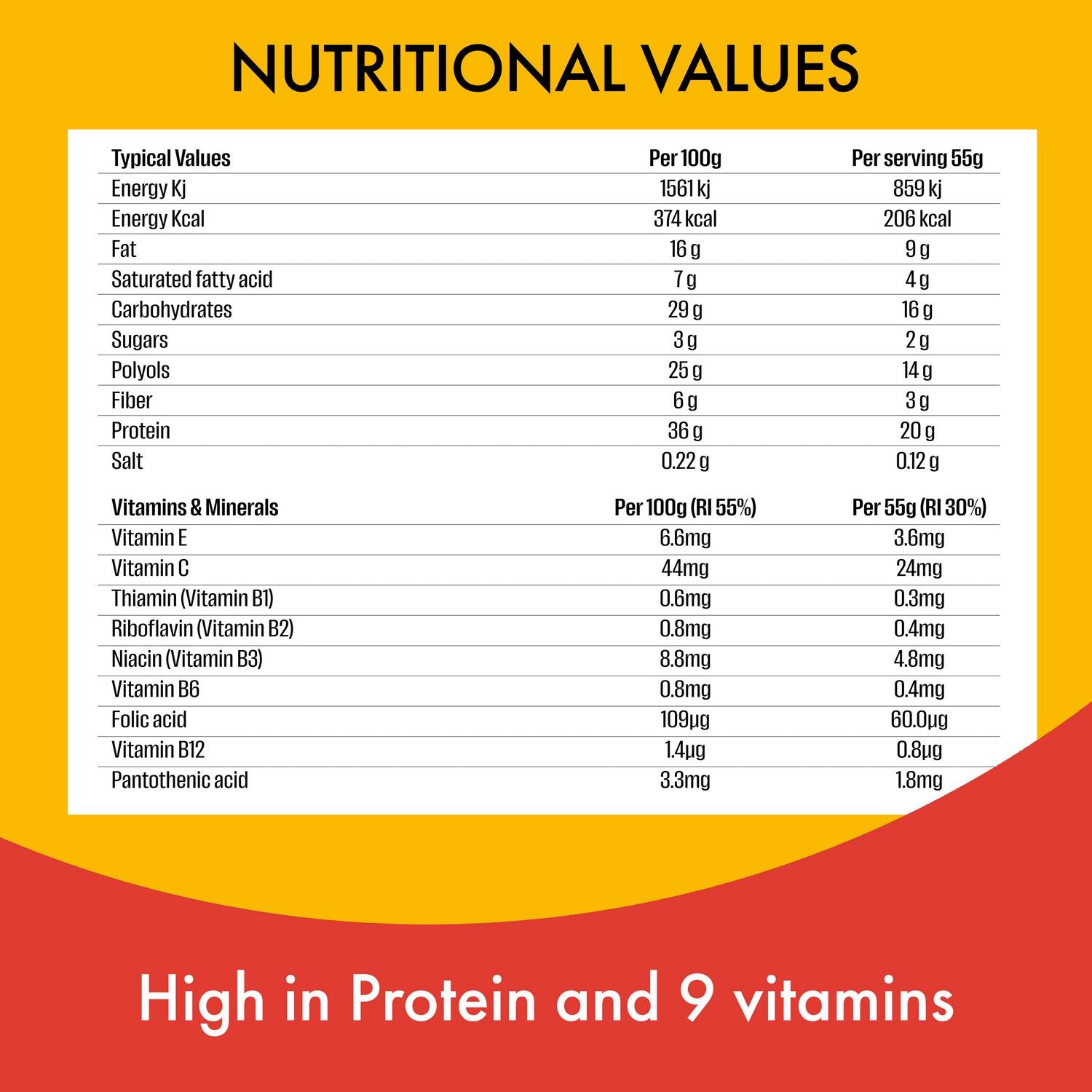 Fulfil Protein Bar Chocolate Peanut Butter 55g - British product