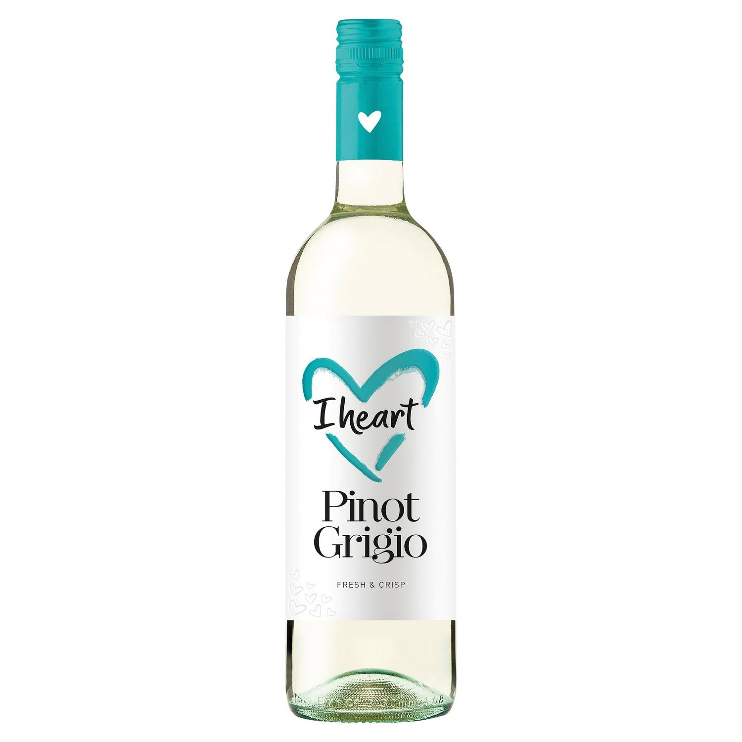 I Heart Pinot Grigio White Wine 75cl - British product