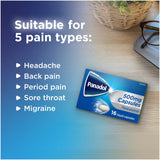 Panadol Paracetamol Liquid Capsules Fast Pain Relief x16 500mg