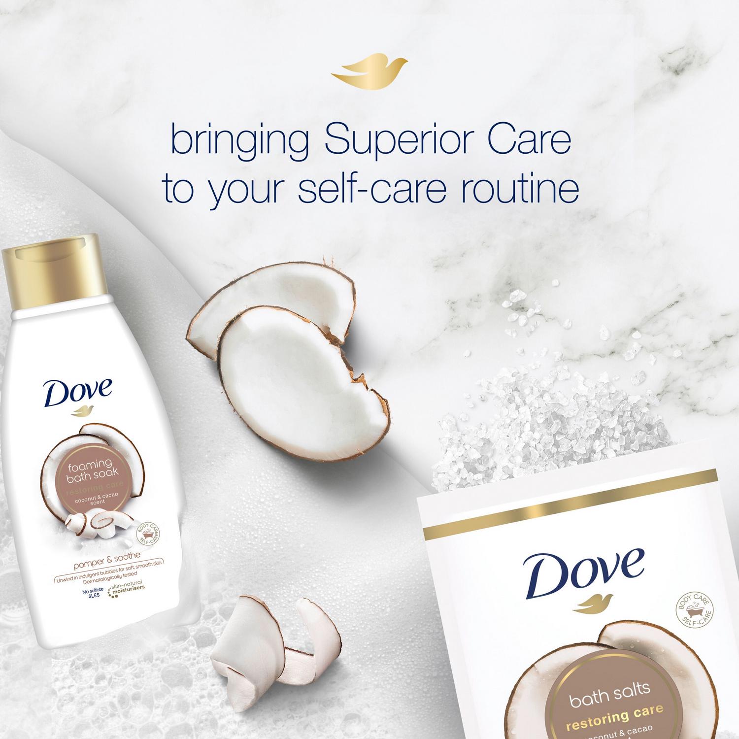 Dove Restoring Care Bath Soak Coconut Cacao 450ml - British product