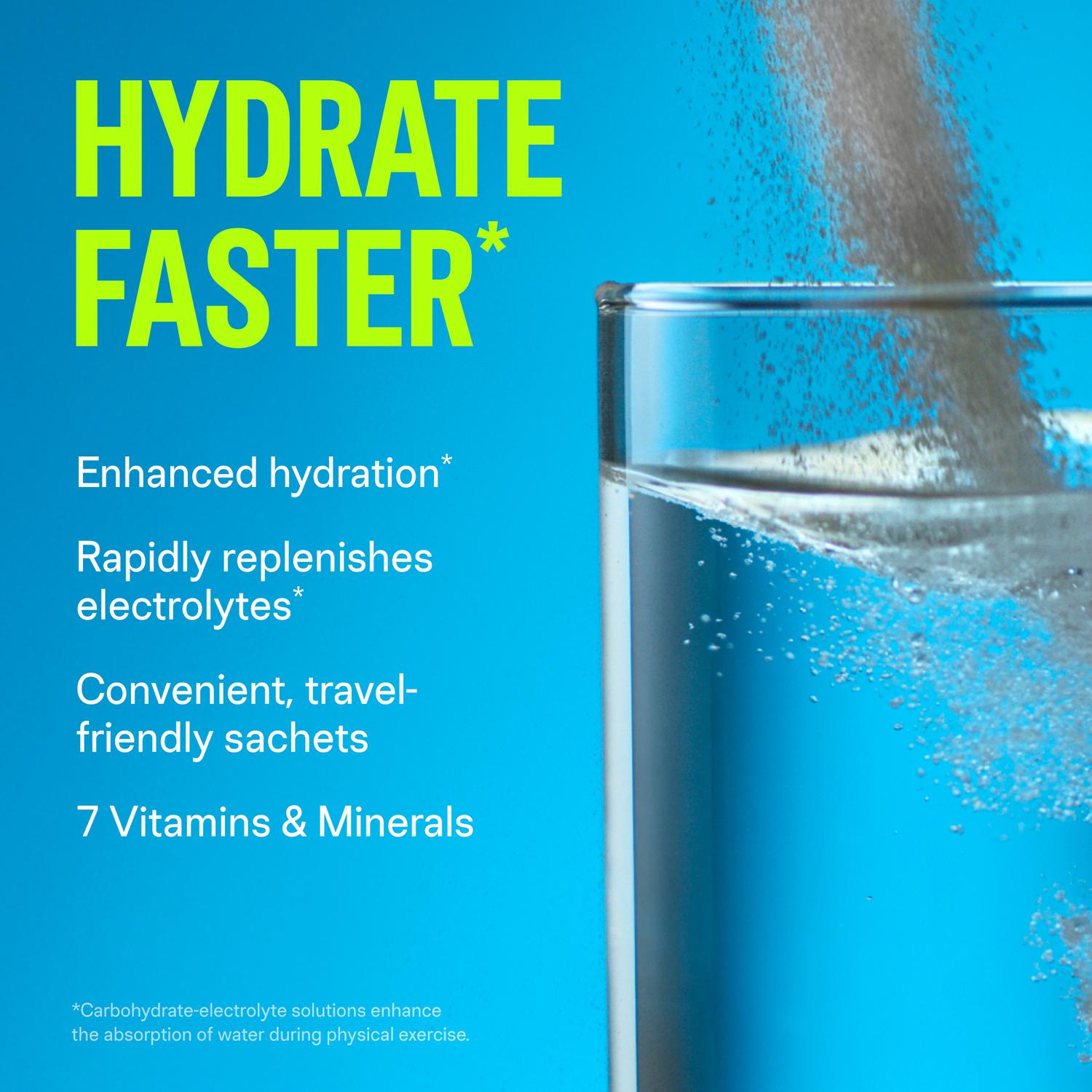 Liquid I.V. electrolyte powder sachets lemon lime x6, UK version