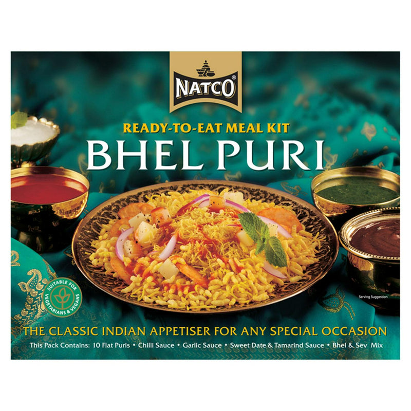 Natco Bhel Puri Meal Kit 500g, imported from the UK