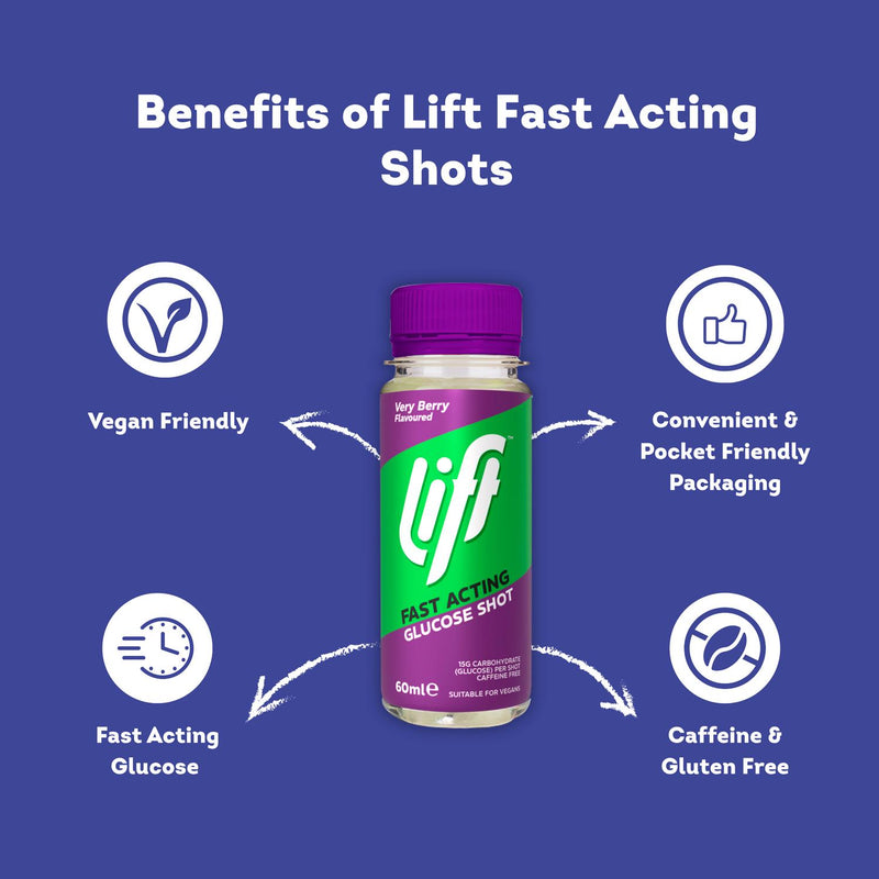 Lift very berry glucose juice supplement 60ml, UK version