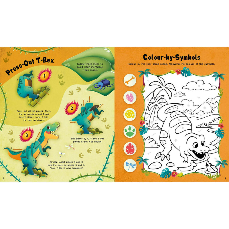 Igloo Books Dino craft kit with materials, UK version