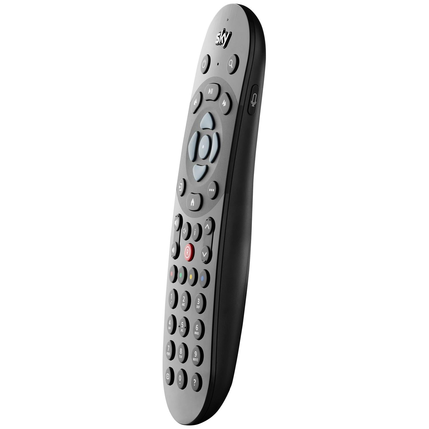 Sky Q voice remote control sleek design (British brand)