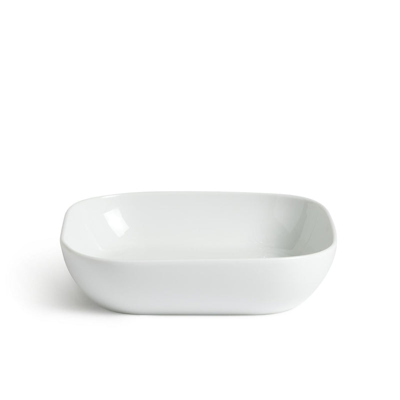 Habitat Square White Porcelain Pasta Bowl, UK version