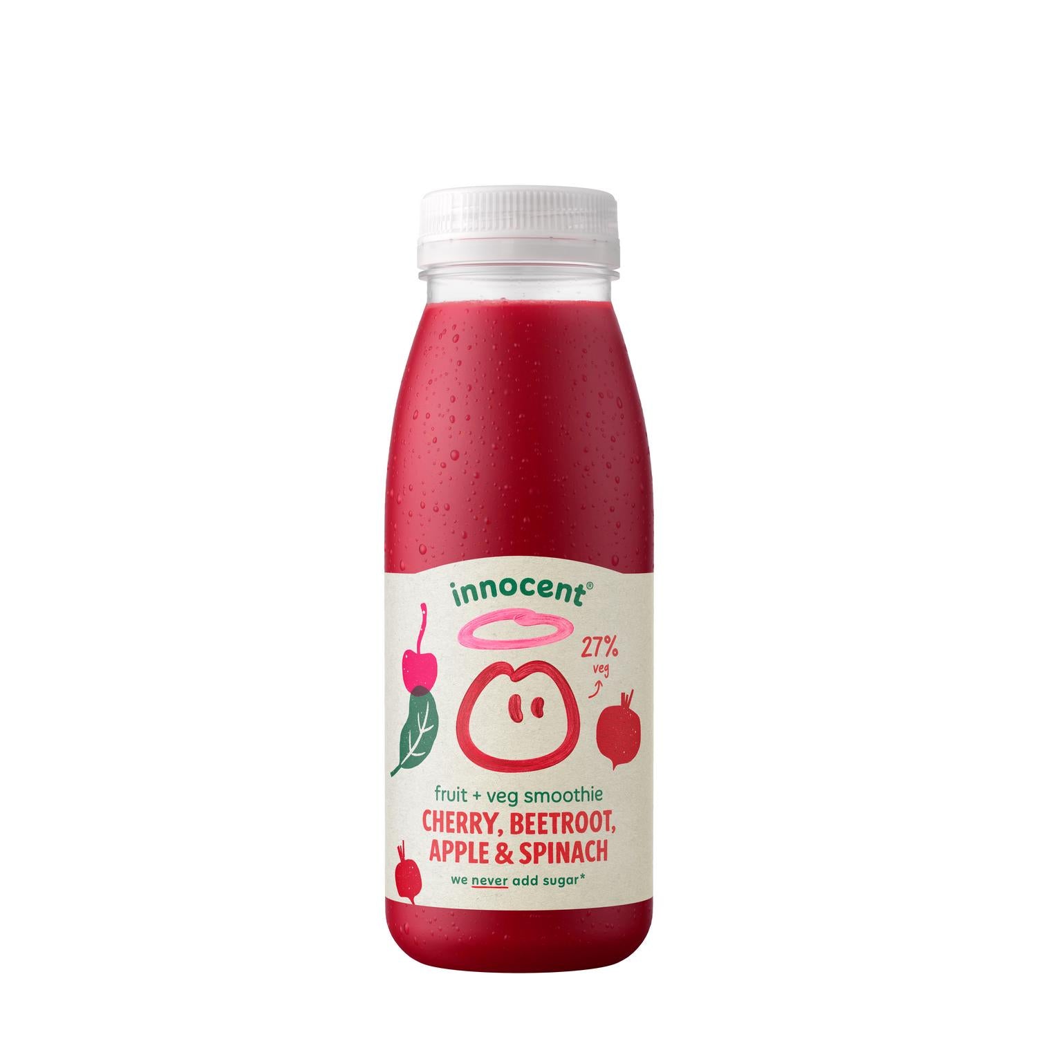 Innocent Cherry Beetroot Apple Spinach Smoothie 250ml, UK version