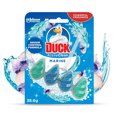Duck Active Clean Spülkastenblock, Marine, Einzelpackung, 38,6 g