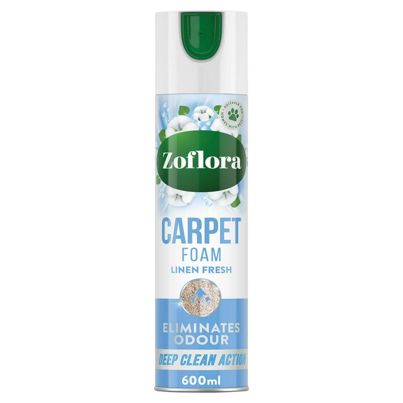 Zoflora Carpet Fresh Foam Linen Fresh 600ml (British brand)