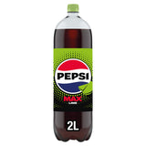 Pepsi Max Lime Flavoured Cola 2L, imported from the UK