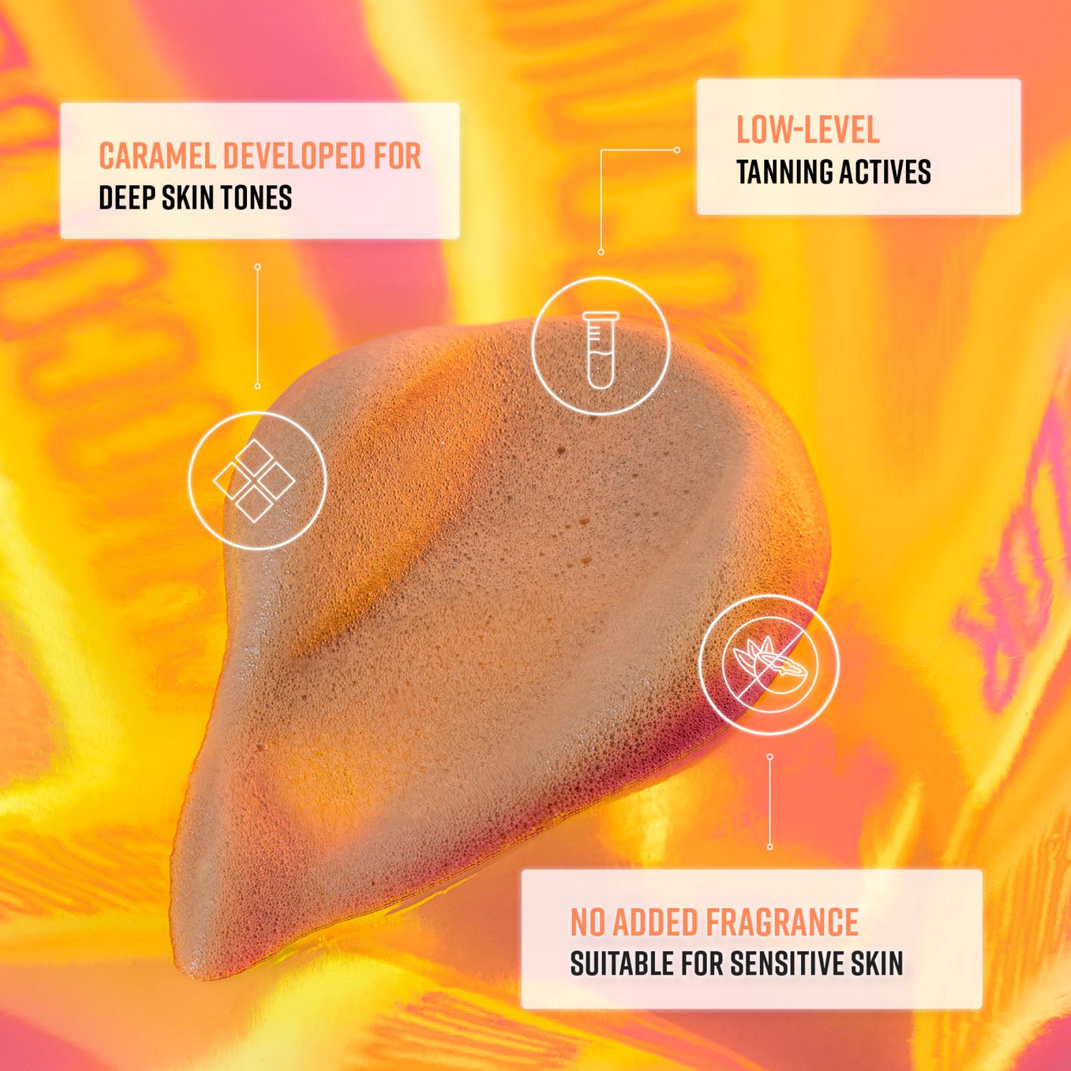 Bondi Sands Technocolor Caramel 200ml self tan foam, UK version