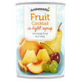 Ambassador fruit cocktail in light syrup 410g - British product