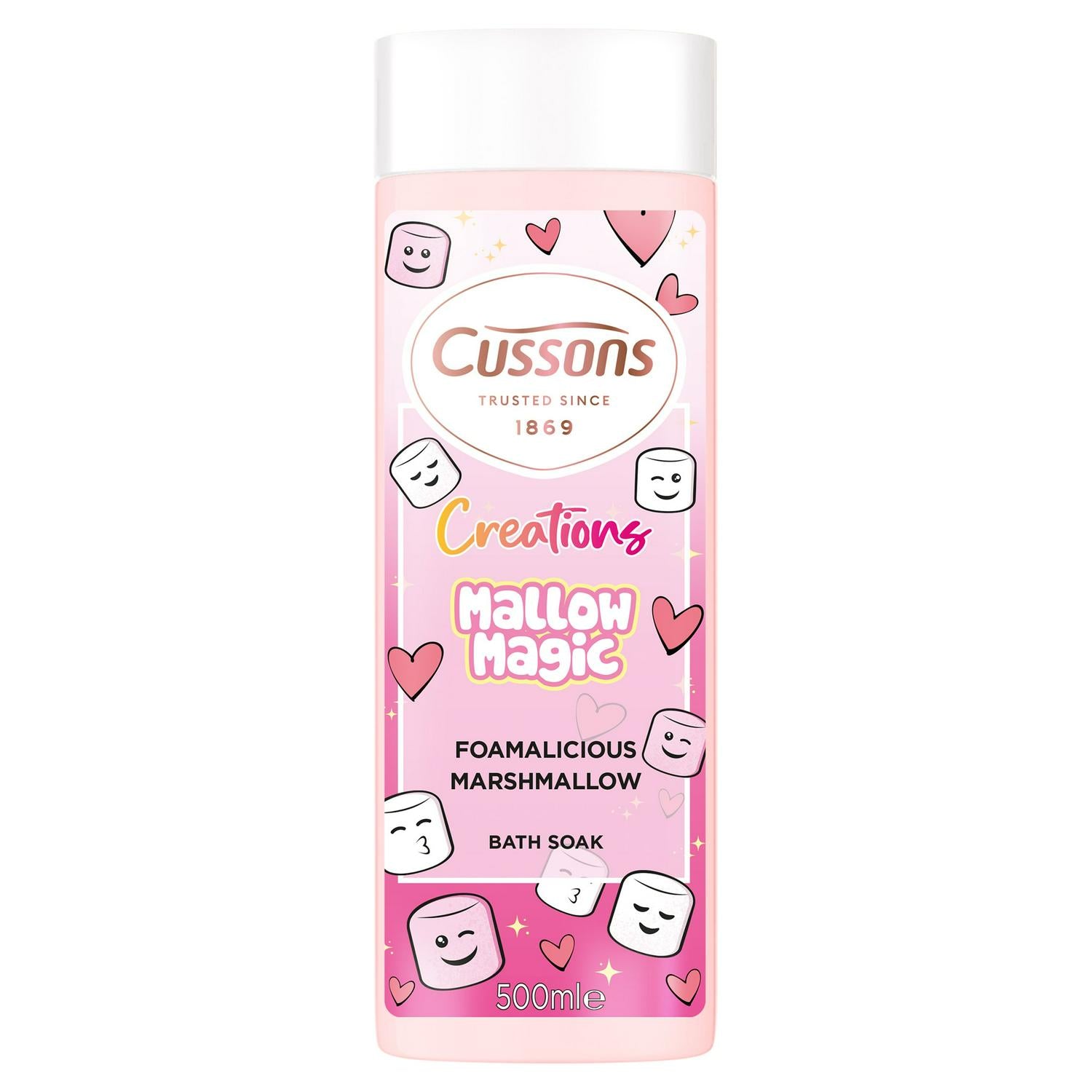 Cussons Mallow Magic bath soak foamy marshmallow 500ml - British product