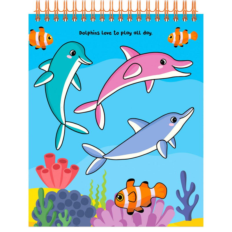 Magic Painting activity book with water pen imported from the UK