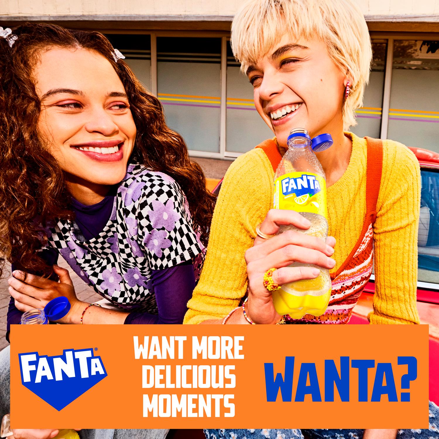 Fanta Sparkling Lemon Fruit Drink 2L - British product