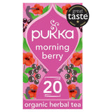 Pukka Organic Morning Berry Fruit Tea Home Compostable Herbal Tea Bags x20