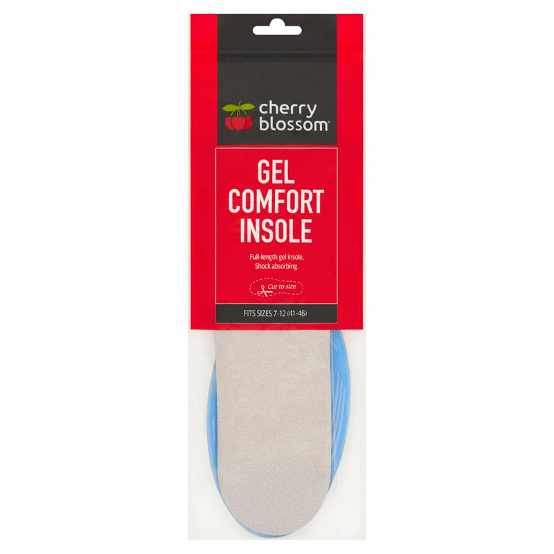 Cherry Blossom Gel Comfort Insole Fits 7-12 - British product