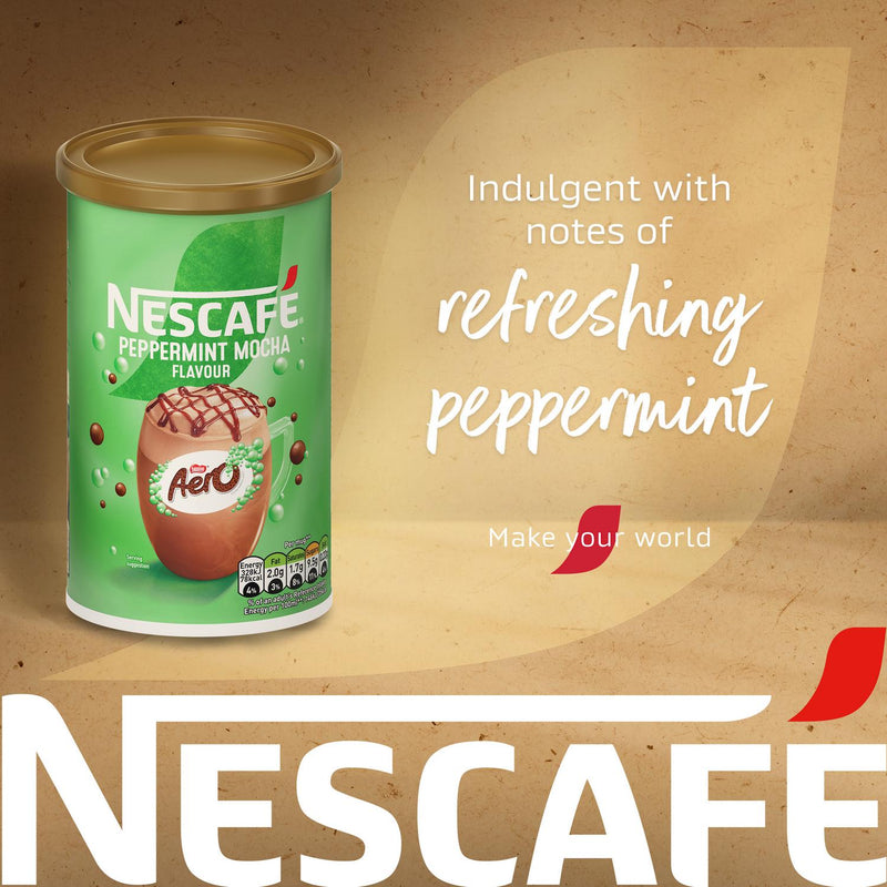 Nescafe Aero Peppermint Mocha Instant Coffee 250g, UK version