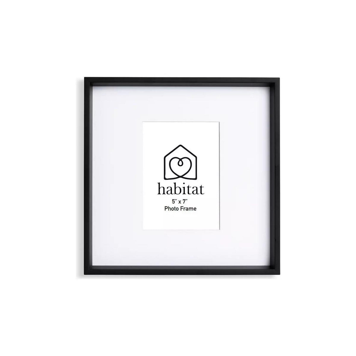 Habitat black photo frame 5x7inch, UK version
