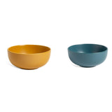 Habitat matte glaze cereal bowl stoneware mustard or teal option, UK version