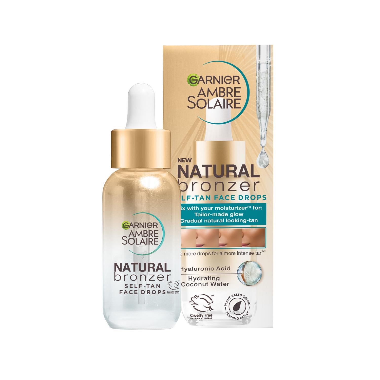 Garnier Ambre Solaire Self Tan Face Drops 30ml, UK version