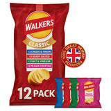 Walkers Classic Variety Multipack Crisps 12x25g (British brand)